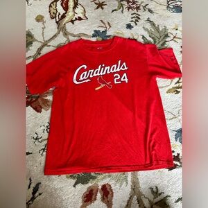 St Louis Cardinals T-Shirt Ankiel #24 Red Size Large